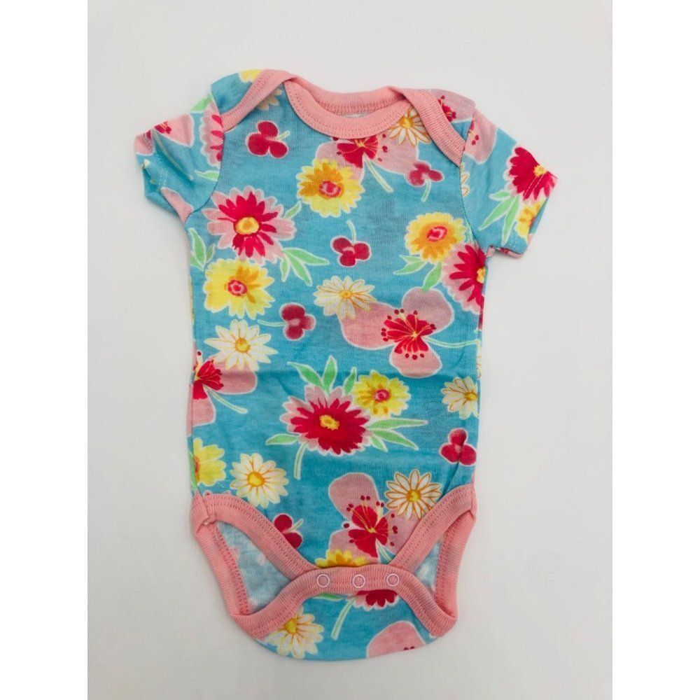 Brand New Baby Bodysuit Floral Pattern Girl Size 0 to 3 Months